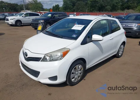 2012 Toyota Yaris L из США, поврежденный, VIN JTDJTUD36CD516691